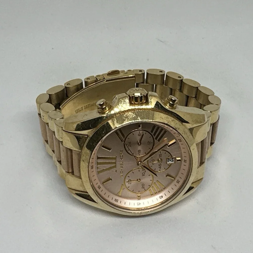 Michael Kors Bradshaw MK6359 Womens Two-Tone Stainless Steel Analog Watch HME621